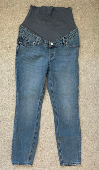 Pantalón vaquero premamá azul