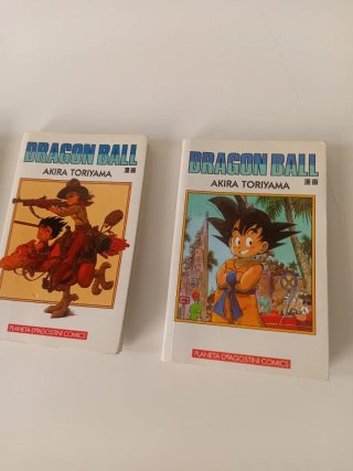 Dragón ball tomos blancos