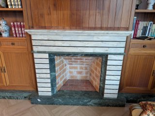Regalo chimenea de mármol