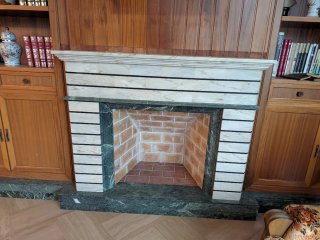 Regalo chimenea de mármol