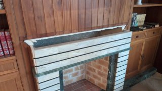 Regalo chimenea de mármol