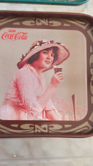 Lote 6 Posavasos Metálicos Coca-Cola