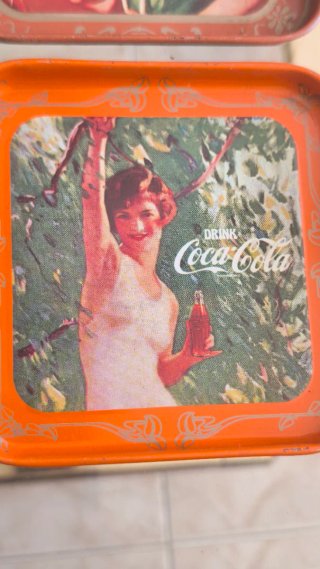 Lote 6 Posavasos Metálicos Coca-Cola