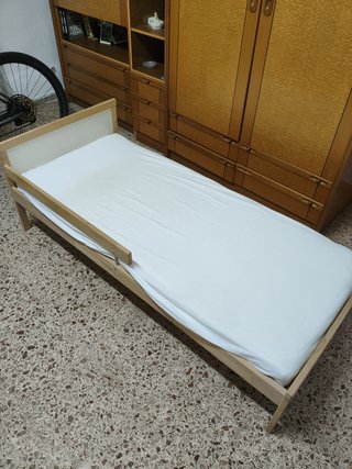 Cama Infantil IKEA SNIGLAR 70x160 con Colchón