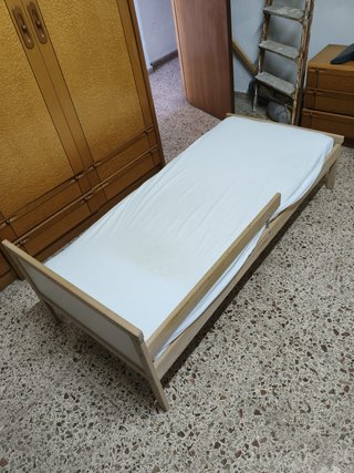 Cama Infantil IKEA SNIGLAR 70x160 con Colchón