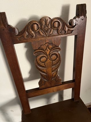 Set de 5 Sillas de Madera