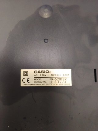 Calcolatrici Casio FR-620TER Euro & Tax