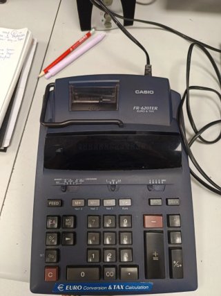 Calcolatrici Casio FR-620TER Euro & Tax