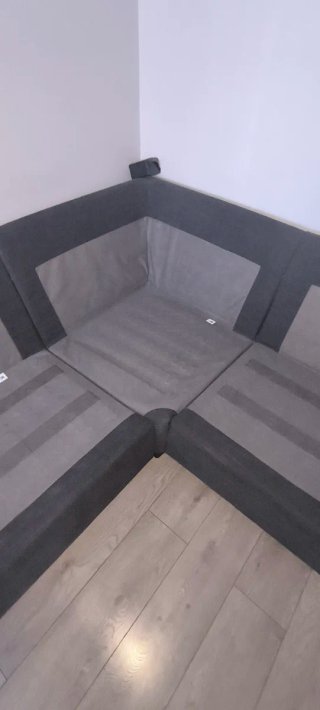 Sofá Rinconera Gris Tela