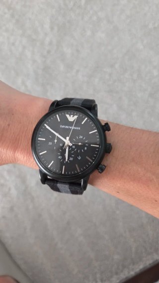 Reloj Emporio Armani Negro y Gris