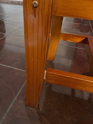 Set de 4 sillas de madera