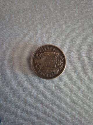 Moneda de una peseta de 1944