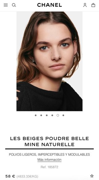 Polvos Chanel Les Beiges N20
