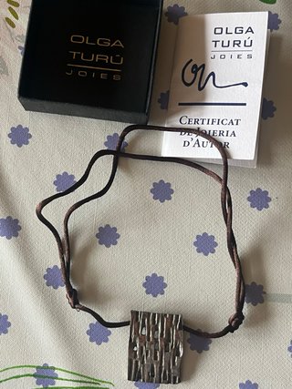 Colgante Plata Olga Turú Joieria D'Autor