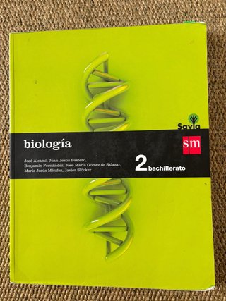 Libro texto - Biología - 2 Bachillerato