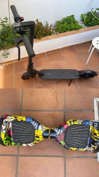 Xiaomi Electric Scooter Pro 2 con patin hoverboard
