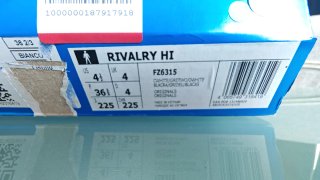 Sneakers Adidas Rivalry Hi 36 2/3