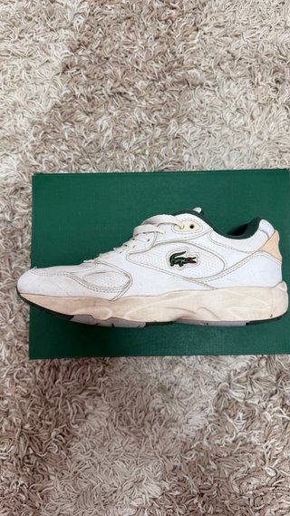 Zapatillas Lacoste Talla 41 Blancas y Verdes