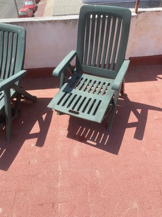 Silla de Playa Plegable Verde