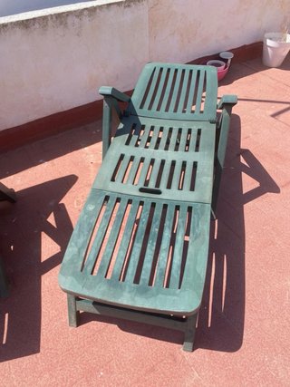 Silla de Playa Plegable Verde