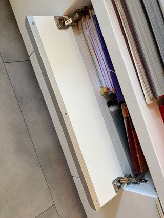 Mueble de televisión y almacenaje blanco