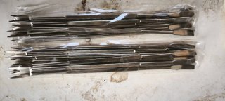 Set cubiertos marisco metal nuevo sín estrenar