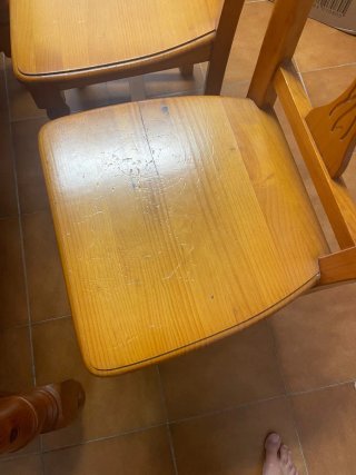 Mesa de Comedor Vintage de Madera