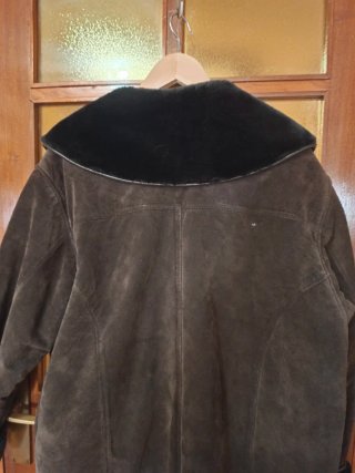 Chaquetón Vintage Saks Marrón Talla XXL