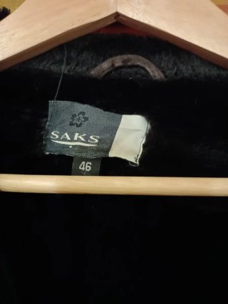 Chaquetón Vintage Saks Marrón Talla XXL