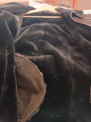 Chaquetón Vintage Saks Marrón Talla XXL