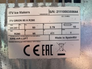 Máquina de Hielo ITV Orion 60