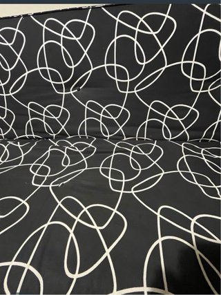 Sofá Cama con Estampado Moderno