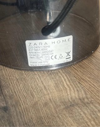 Lampara Zara Home