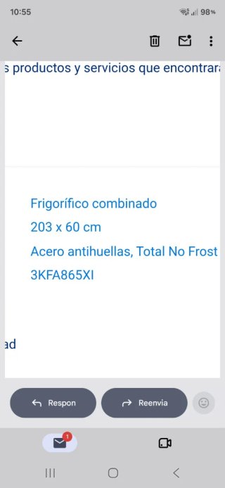 Nevera Balay NoFrost