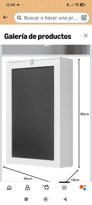 Escritorio plegable blanco con estanterías