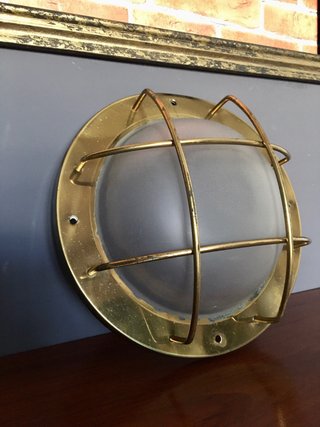 Aplique Naval Original Latón/Bronce de Barco