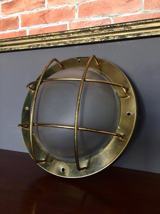 Aplique Naval Original Latón/Bronce de Barco