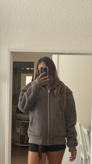 Abrigo Zara Gris Unisex