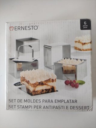 Set Moldes Cuadrados Ernesto 6 Piezas