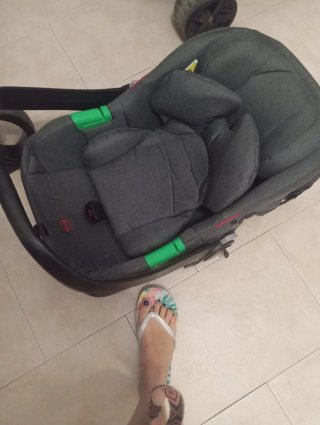 Carrito de Bebé Gris y negro