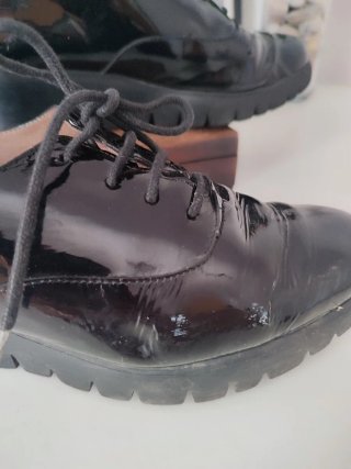 Zapatos Wondersfly Charol Negros Talla 39