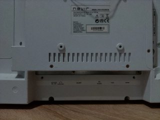 Televisión Nevir 12V Blanca