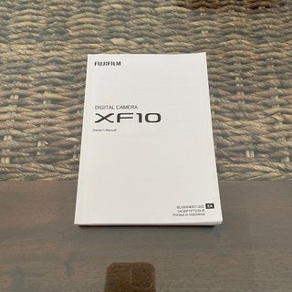 Manuale Istruzioni Fujifilm XF10 in lingua inglese