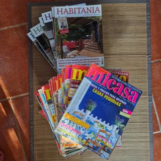 Colección de revistas de diseño de interiores