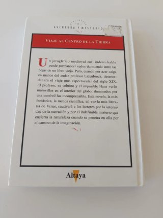 Libro: viaje al centro de la Tierra
