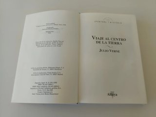 Libro: viaje al centro de la Tierra