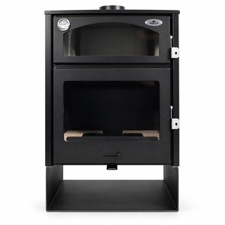 Stufa a legna con forno inox Aston 13,1 kW