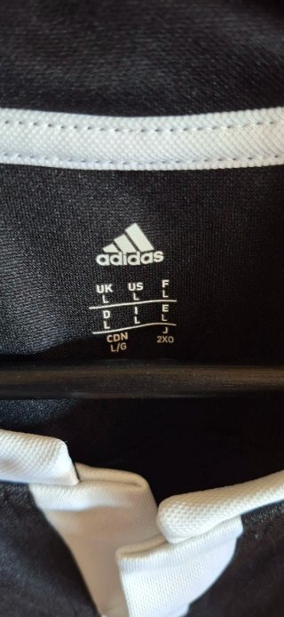 Camiseta de Rugby Adidas Negra Talla L