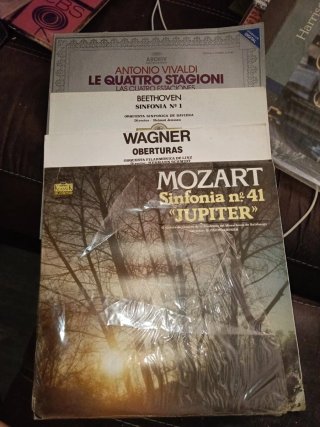 Vinilos Clásicos: Vivaldi, Beethoven, Wagner, Moza