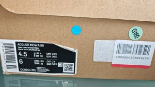 Sneakers Nike ACG Air Mowabb 36.5